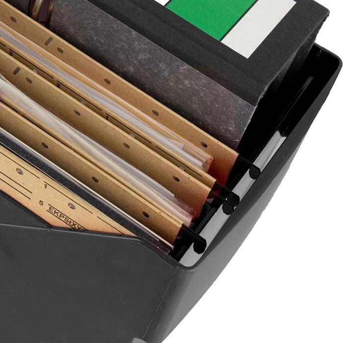 Böttcher-AG Hängebox A4, Für 20 Hängemappen, Ohne Deckel, Schwarz 4 Böttcher-AG Hängebox A4, Für 20 Hängemappen, Ohne Deckel, Schwarz – Bild 4