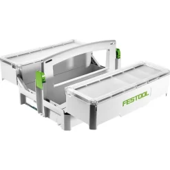 Festool Werkzeugkoffer SYS-StorageBox SYS-SB, Leer, Kunststoff Klappkoffer