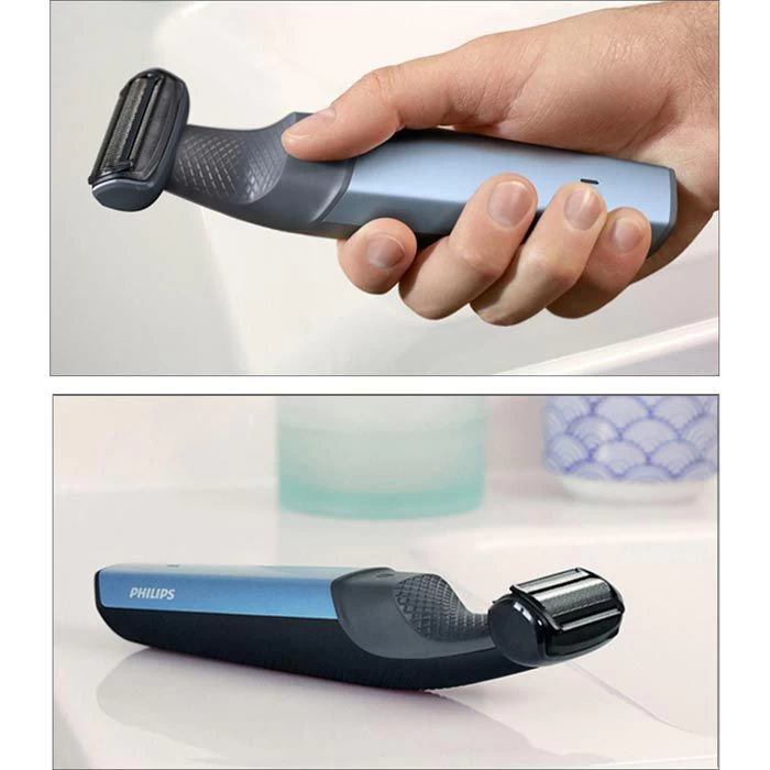 Philips Rasierer Bodygroom Series 3000, BG3015/15, Für Männer, Nass- Und Trockenrasierer, 3 Aufsätze 4 Philips Rasierer Bodygroom Series 3000, BG3015/15, Für Männer, Nass- Und Trockenrasierer, 3 Aufsätze – Bild 4