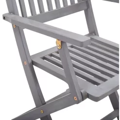 VidaXL Gartenstuhl 46334, Holz, Hochlehner, Grau, Klappbar, 4 Stück -Produkte Für Zuhause 06a5ce01d5f9744ae419254a4a099192912d142e gartenstuhl vidaxl 46334 holz