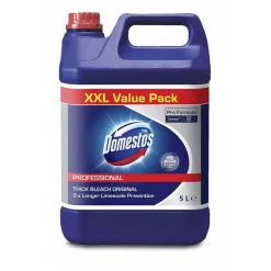 Domestos WC-Reiniger Professional WC-Entkalker Gel, Lang Haftende Gelformel, Mit Aktiv-Chlor, 5 Liter