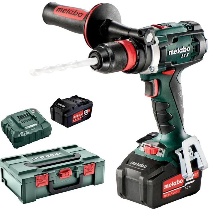 Metabo Akku-Bohrschrauber BS 18 LTX Quick, 18V / 5,2Ah, Mit 2 Akkus Und Koffer 1 Metabo Akku-Bohrschrauber BS 18 LTX Quick, 18V / 5,2Ah, Mit 2 Akkus Und Koffer