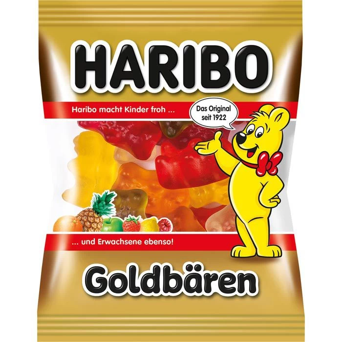 Haribo Goldbären Minis, Je 9,8g, 100 Minibeutel, In Dose 2 Haribo Goldbären Minis, Je 9,8g, 100 Minibeutel, In Dose – Bild 2