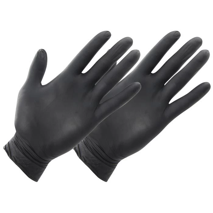 MaiMed Einmalhandschuhe Nitril Black, Puderfrei, 76843, Schwarz, 100 Stück, Größe L 2 MaiMed Einmalhandschuhe Nitril Black, Puderfrei, 76843, Schwarz, 100 Stück, Größe L – Bild 2