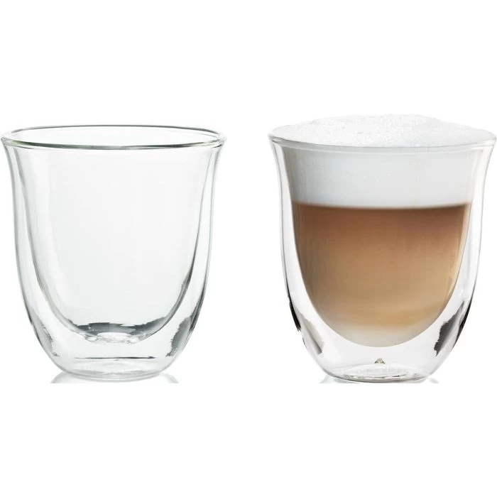 DeLonghi Kaffeegläser 5513214601 Cappuccino, Doppelwandig, 190ml, 2 Stück 1 DeLonghi Kaffeegläser 5513214601 Cappuccino, Doppelwandig, 190ml, 2 Stück