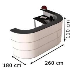 Kerkmann Empfangstheke Cento 6, 3855, Weiß / Anthrazit, 260 X 110 X 180cm, Winkeltheke -Produkte Für Zuhause 0e9b9872fc67358d001efed6161e2ad8ccd6bba8 empfangstheke kerkmann cento 6 3855