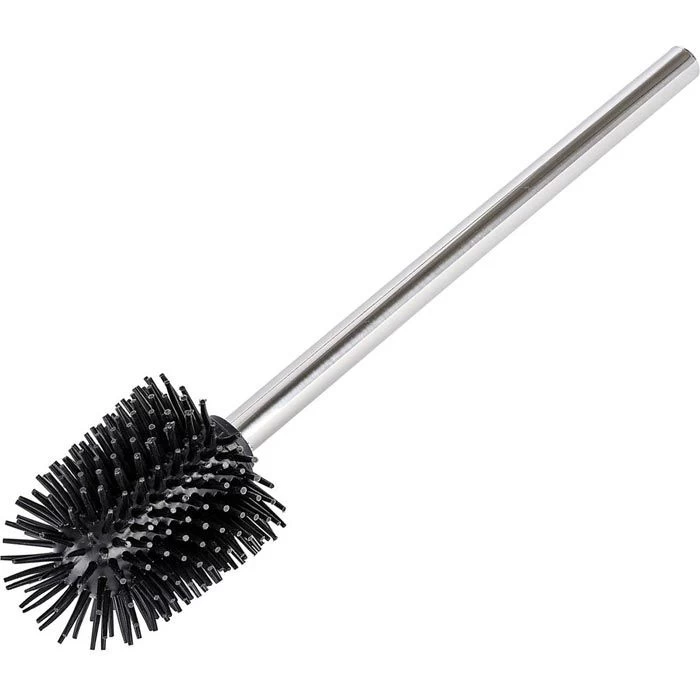 Wenko WC-Bürste Silikon, Silber, Ersatzbürste Mit Edelstahlgriff & Silikonborsten 1 Wenko WC-Bürste Silikon, Silber, Ersatzbürste Mit Edelstahlgriff & Silikonborsten