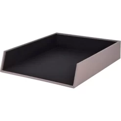 Rössler-Papier Briefablage 133545249, S.O.H.O., A4, Taupe, Pappe, 4 Stück