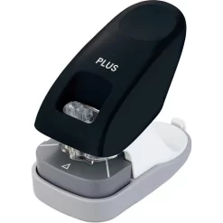 Plus-Japan Heftgerät SL-112A, 31236, Heftleistung 10 Blatt, Klammerlos, Schwarz