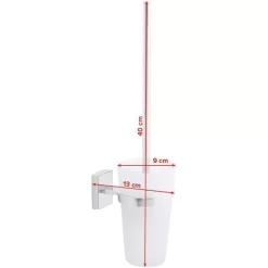 Tesa WC-Bürste Klaam, Weiß / Chrom, Bürstenhalter Aus Glas, Zur Wandmontage 9 Tesa WC-Bürste Klaam, Weiß / Chrom, Bürstenhalter Aus Glas, Zur Wandmontage -Produkte Für Zuhause 13960992bf060a4aeab8dab61afbe87977cb3b3f wc buerste tesa klaam weiss chrom