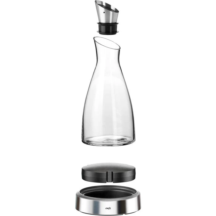 Emsa Karaffe Flow 505219, Mit Kühlstation Und Deckel, 1 Liter 2 Emsa Karaffe Flow 505219, Mit Kühlstation Und Deckel, 1 Liter – Bild 2