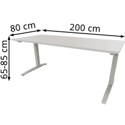 Fm-Büromöbel Schreibtisch Fm69, Lichtgrau, Höhenverstellbar, 200 X 65-85 X 80cm 4 Fm-Büromöbel Schreibtisch Fm69, Lichtgrau, Höhenverstellbar, 200 X 65-85 X 80cm -Produkte Für Zuhause 1e9338dacb59a1811777cd6553260de4e0d4ff88 schreibtisch fm bueromoebel fm69 lichtgrau