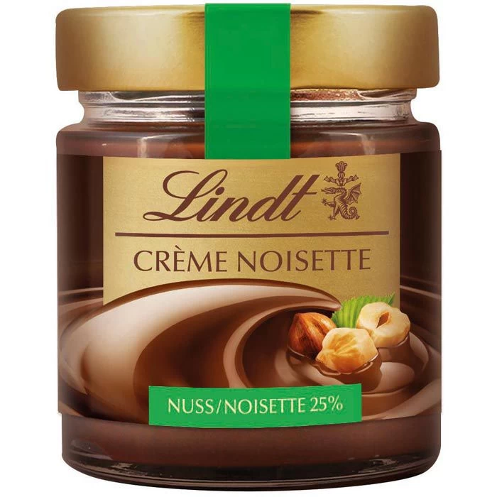 Lindt Brotaufstrich Haselnusscreme 25%, Schokoladenaufstrich, Im Glas, 220g 1 Lindt Brotaufstrich Haselnusscreme 25%, Schokoladenaufstrich, Im Glas, 220g