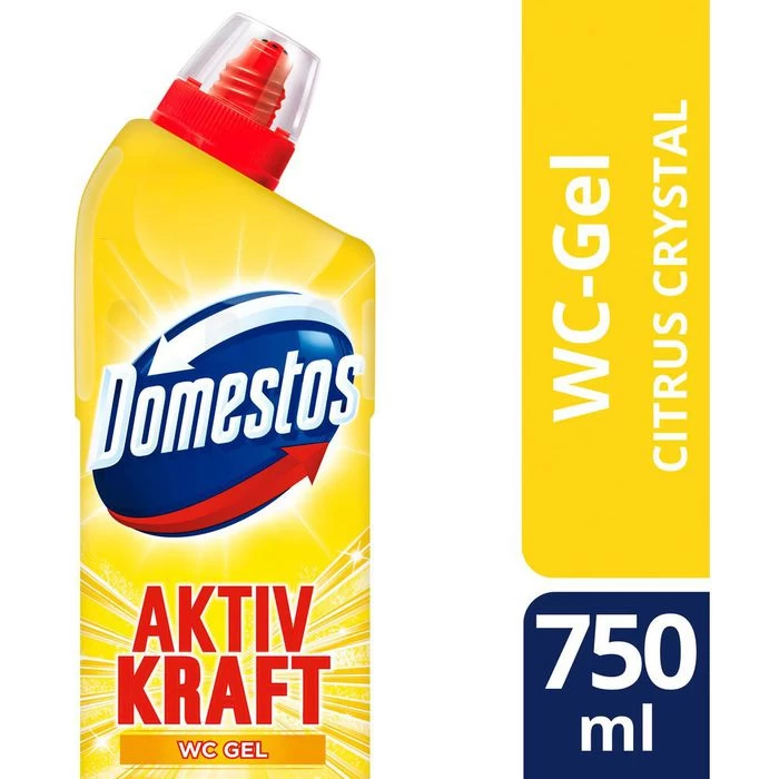 Domestos WC-Reiniger Aktiv Kraft Citrus Fresh, WC Gel, Beseitigt 99,9% Der Bakterien, 1 Liter 4 Domestos WC-Reiniger Aktiv Kraft Citrus Fresh, WC Gel, Beseitigt 99,9% Der Bakterien, 1 Liter – Bild 4