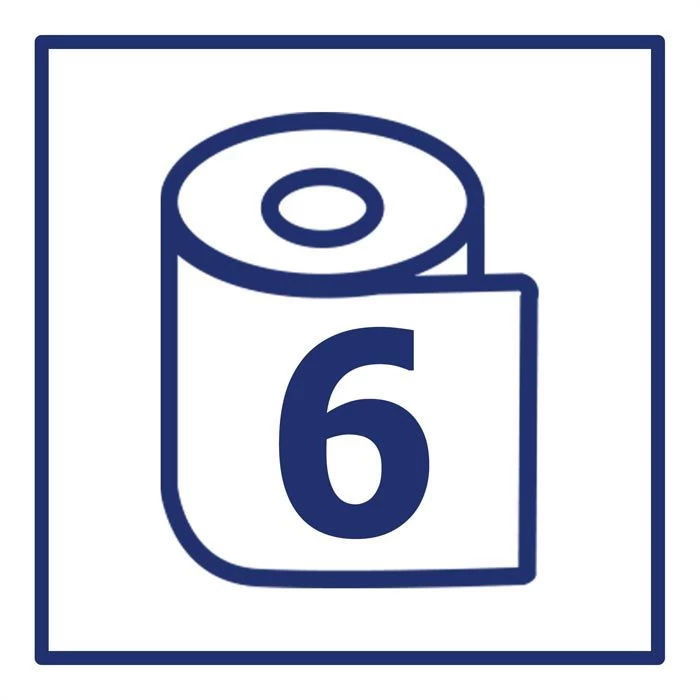 Tork Toilettenpapier Jumbo Advanced, 120272, T1, 2-lagig, Tissue, 1800 Blatt, 6 Rollen 5 Tork Toilettenpapier Jumbo Advanced, 120272, T1, 2-lagig, Tissue, 1800 Blatt, 6 Rollen – Bild 5