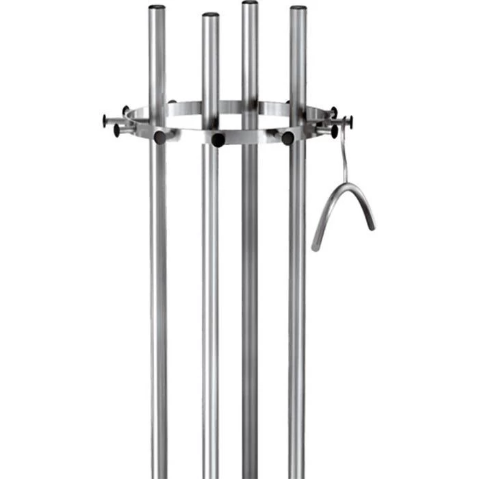 Kerkmann Garderobenständer Aristo, 6045, Mit 12 Haken, Edelstahl, Silber 4 Kerkmann Garderobenständer Aristo, 6045, Mit 12 Haken, Edelstahl, Silber – Bild 4