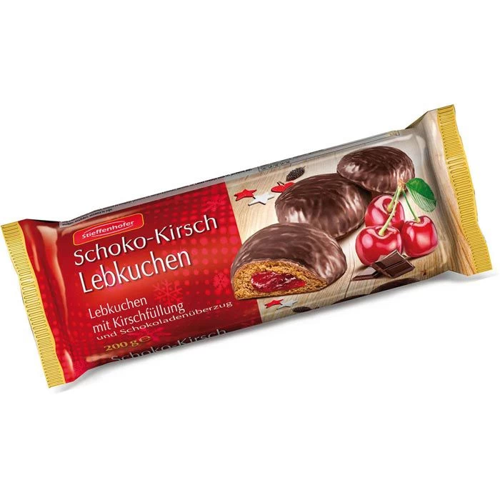 Stieffenhofer Lebkuchen Schoko-Kirsch, 200g 1 Stieffenhofer Lebkuchen Schoko-Kirsch, 200g