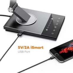 TaoTronics Schreibtischlampe TT-DL16 LED, Dimmbar, Anthrazit, Nachtlicht, Mit Standfuß -Produkte Für Zuhause 270a32860c14b95c1535ffb319aebaae587aaf70 schreibtischlampe taotronics tt dl16 led