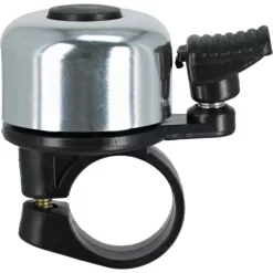 Böttcher-AG Fahrradklingel Silber, Glocke, Mini, Aluminium