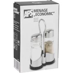 APS Salz-und-Pfefferstreuer Economic, Set, Mit Menage, Aus Edelstahl / Glas, Transparent -Produkte Für Zuhause 2886fe7f7b17786c6c658b74242ca0b7a924edb8 salz und pfefferstreuer aps economic