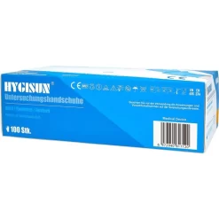 HYGISUN Einmalhandschuhe Intco Nitril, Puderfrei, Blau, 100 Stück, Größe M -Produkte Für Zuhause 28cbed8670a9c258e6e5bf9a7c8f7bf4577fc0af einmalhandschuhe hygisun intco nitril puderfrei