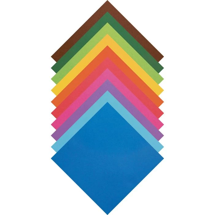 Folia 8915 Faltblätter 15 X 15cm 10 Farben 2 Folia 8915 Faltblätter 15 X 15cm 10 Farben – Bild 2