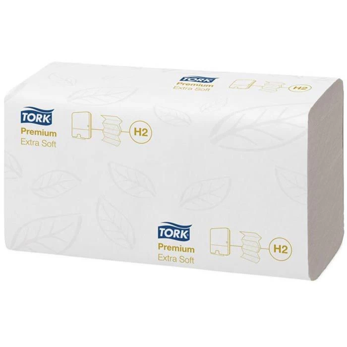 Tork 100297 Xpress Premium Extra Soft, 2-lagig, 21x34 Cm, Interfold, H2, 2100 Stück, Papierhandtücher 4 Tork 100297 Xpress Premium Extra Soft, 2-lagig, 21x34 Cm, Interfold, H2, 2100 Stück, Papierhandtücher – Bild 4