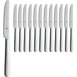 BSF Menümesser Swing 02181-804, Edelstahl, Monoblock, Silber Poliert, Set 12 Stück