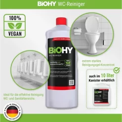 BiOHY WC-Reiniger 014-001, 100% Vegan, Bio-Konzentrat, 1 Liter 8 BiOHY WC-Reiniger 014-001, 100% Vegan, Bio-Konzentrat, 1 Liter -Produkte Für Zuhause 326c5217aafbda4a16e69a455704d874d68484cf wc reiniger biohy 100 vegan nachhaltig bio