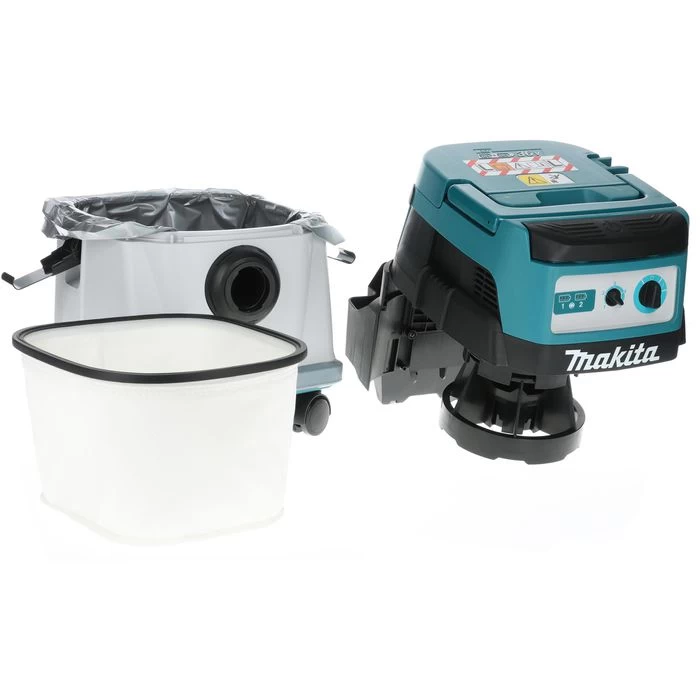 Makita Nass-Trockensauger DVC155LZX2, 15 Liter, Sologerät 2 X 18V, Staubklasse L 3 Makita Nass-Trockensauger DVC155LZX2, 15 Liter, Sologerät 2 X 18V, Staubklasse L – Bild 3