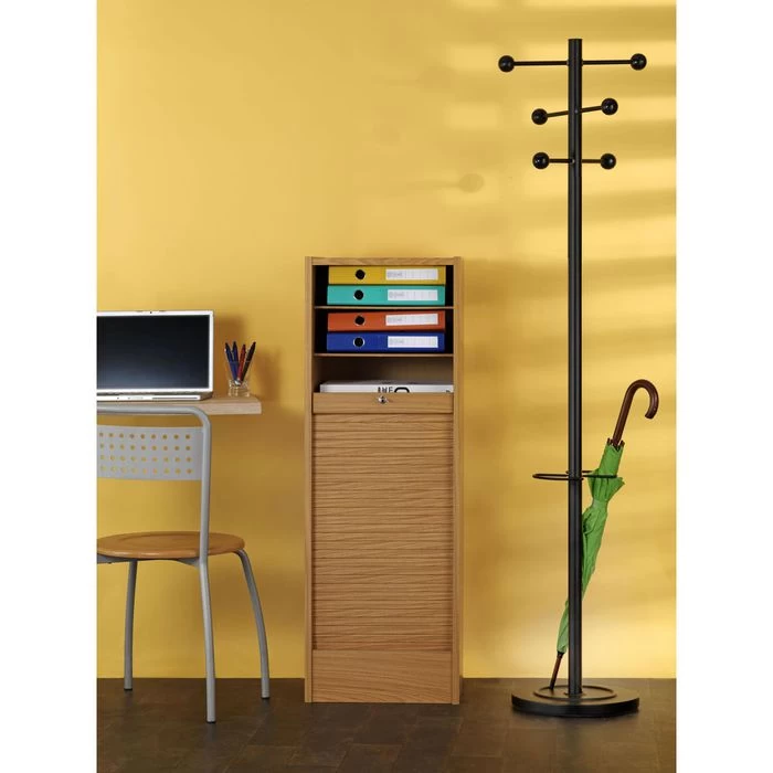 Unilux Garderobenständer Access 400095391, Mit 6 Haken, 175 X 34cm (HxØ), Metall, Schwarz 4 Unilux Garderobenständer Access 400095391, Mit 6 Haken, 175 X 34cm (HxØ), Metall, Schwarz – Bild 4