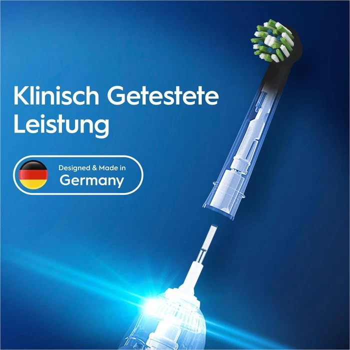 Oral B Oral-B Aufsteckbürsten CrossAction Black Edition, Borsten Mit CleanMaximiser, Schwarz, 10 Stück 6 Oral B Oral-B Aufsteckbürsten CrossAction Black Edition, Borsten Mit CleanMaximiser, Schwarz, 10 Stück – Bild 6