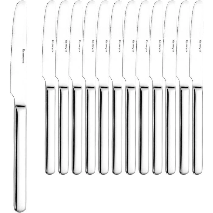 Esmeyer Menümesser Bettina 250-089, Edelstahl 13/0, Silber Poliert, 12 Stück 1 Esmeyer Menümesser Bettina 250-089, Edelstahl 13/0, Silber Poliert, 12 Stück