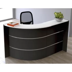 Kerkmann Empfangstheke Bari 3575, Anthrazit / Weiß, 175 X 112 X 95cm, Kompakttheke -Produkte Für Zuhause 3a33cf3e268fb149a64ddaecc71cc32b938cc48b empfangstheke kerkmann bari 3575