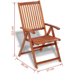 VidaXL Gartenstuhl 41820, Holz, Hochlehner, Braun, Klappbar, Armlehnen, 2 Stück -Produkte Für Zuhause 3d9ec639389c48983170145931ccd88a66434f7b gartenstuhl vidaxl 41820 holz