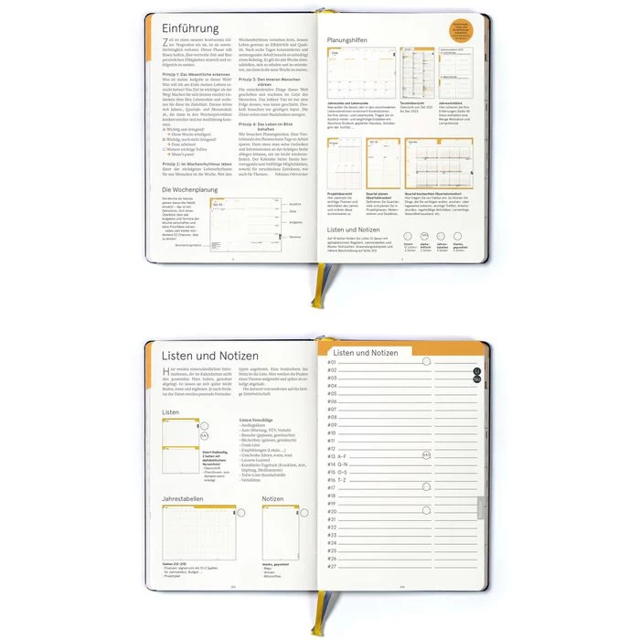 Weekview Buchkalender Compact Extended, Notizkalender, 1 Woche Auf 2 Seiten, Hardcover, B6 8 Weekview Buchkalender Compact Extended, Notizkalender, 1 Woche Auf 2 Seiten, Hardcover, B6 – Bild 8