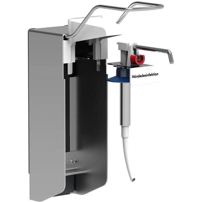 CWS Desinfektionsmittelspender MediLine 718V, Universalspender 500, Aluminium, 500ml 1 CWS Desinfektionsmittelspender MediLine 718V, Universalspender 500, Aluminium, 500ml