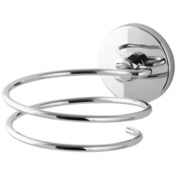 Fackelmann Haartrocknerhalter Vision 86769, Spiralförmig, Verchromt