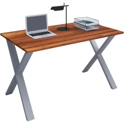 VCM Schreibtisch Lona, 914729, Nussbaum, Maße: 110 X 80cm