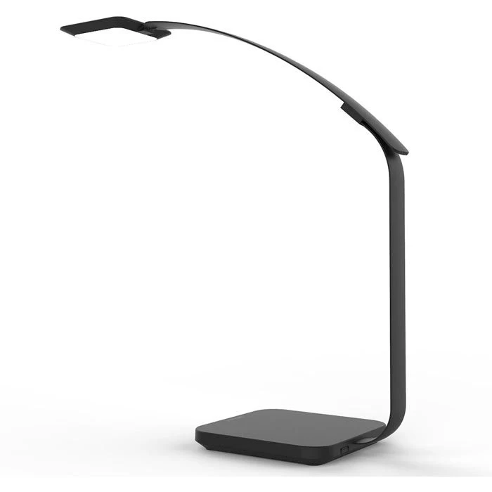 Unilux Schreibtischlampe Timelight LED, Dimmbar, Schwarz, Standfuß, QI-Lader, App-fähig 2 Unilux Schreibtischlampe Timelight LED, Dimmbar, Schwarz, Standfuß, QI-Lader, App-fähig – Bild 2