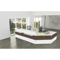 Kerkmann Empfangstheke Atlantis 3302, Nussbaum / Weiß, 135 X 108 X 92, Grundtheke Gerade -Produkte Für Zuhause 43c5682283cc2919c444d14331d92ea4e856dbe9 empfangstheke kerkmann atlantis 3302