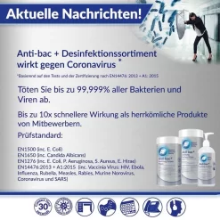 AF Anti-bac+, ABHHR500, Händedesinfektionsgel, Sanitizing Hand Rub, 500ml, Desinfektionsmittel 8 AF Anti-bac+, ABHHR500, Händedesinfektionsgel, Sanitizing Hand Rub, 500ml, Desinfektionsmittel -Produkte Für Zuhause 4428ce8a70a80fe93f33fb8fd1b4f4736aa5ae76 desinfektionsmittel af anti bac plus abhhr500