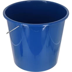 Peggy-Perfect Putzeimer Haushaltseimer, Blau, Aus Kunststoff, Rund, 10 Liter