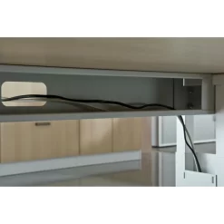 Hammerbacher Schreibtisch O-Serie, Verstellbar, 120 X 65-85 X 80cm, Nussbaum / Weiß -Produkte Für Zuhause 4624f0cb490583cf1c1a4a079122771e6cf9ed25 schreibtisch hammerbacher o serie