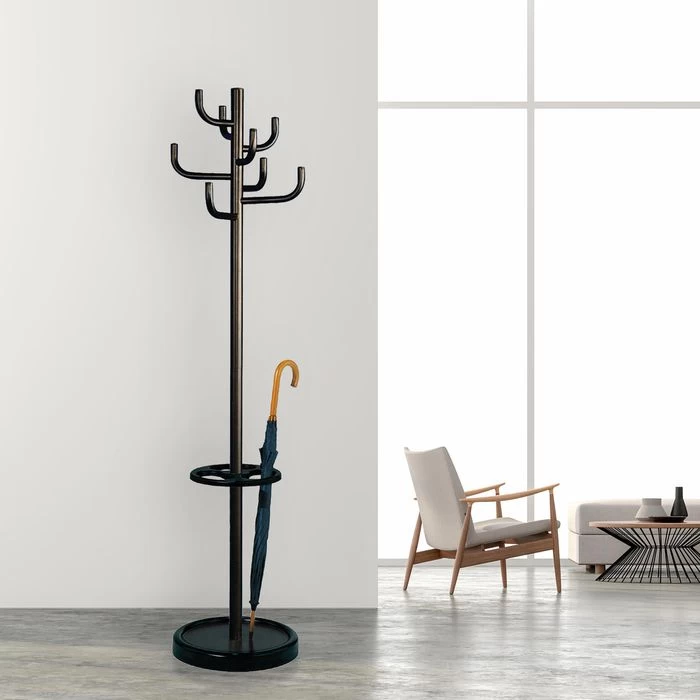 Kerkmann Garderobenständer Sierra, 6097, Mit 8 Haken, Metall, Schwarz 3 Kerkmann Garderobenständer Sierra, 6097, Mit 8 Haken, Metall, Schwarz – Bild 3