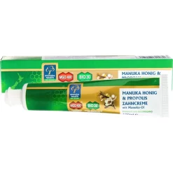 Manuka-Health Zahnpasta Manuka Honig MGO 400+, Ohne Fluorid, Mit Manuka-Öl Und Propolis, 100ml