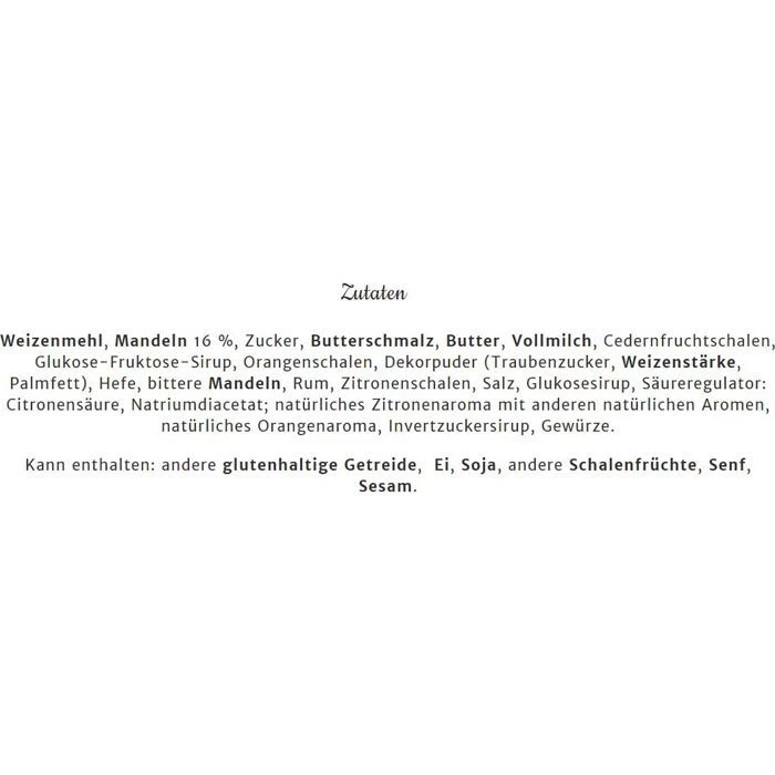 Dr.Quendt Stollen Mandelstollen, Ohne Rosinen, 1000g 4 Dr.Quendt Stollen Mandelstollen, Ohne Rosinen, 1000g – Bild 4