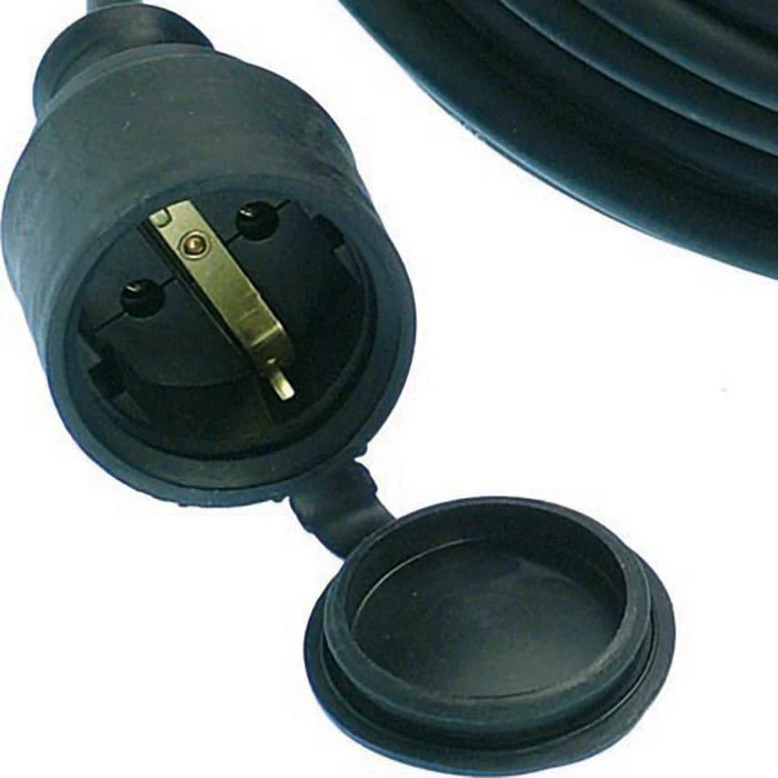 As-Schwabe Verlängerungskabel 60364, 25m, Schutzkontakt, IP44, Außen, Schwarz 2 As-Schwabe Verlängerungskabel 60364, 25m, Schutzkontakt, IP44, Außen, Schwarz – Bild 2