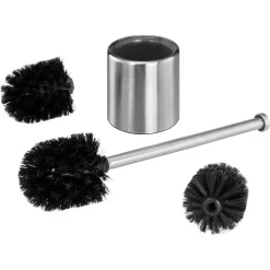 Bremermann WC-Bürste WC-Garnitur, Silber, Bürstenhalter Aus Edelstahl, Inkl. 3 Ersatzköpfe -Produkte Für Zuhause 4ce07a8f7903ce1d58ba6a261e2b461d0319be12 wc buerste bremermann wc garnitur silber