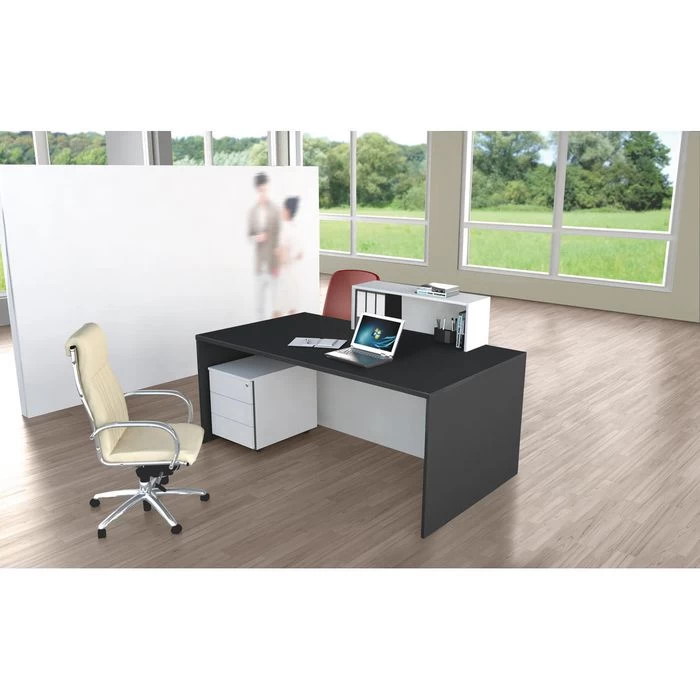 Kerkmann Empfangstheke Palermo, 3417, Anthrazit / Weiß, 180 X 110 X 92cm, Rezeption 4 Kerkmann Empfangstheke Palermo, 3417, Anthrazit / Weiß, 180 X 110 X 92cm, Rezeption – Bild 4